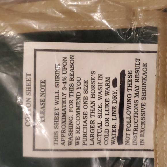 New Stable Sheet - Big D size 70" - Picture 3 of 4